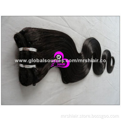 20-inch Natural Color Body Wave Brazilian Hair Swift Extension